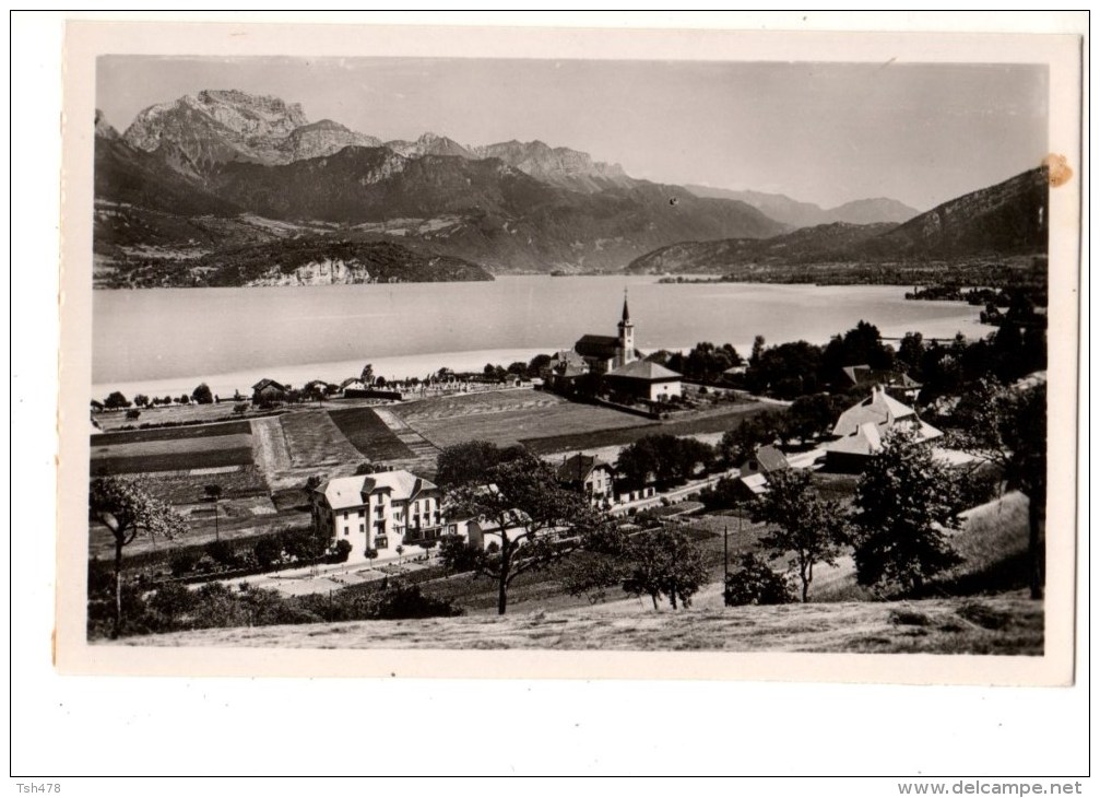 74----LAC D'ANNECY-SEVRIER---vue Générale Et La Tournette---voir 2 Scans - Autres & Non Classés