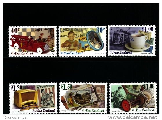 NEW ZEALAND - 1999  NOSTALGIA  SET MINT NH - Neufs