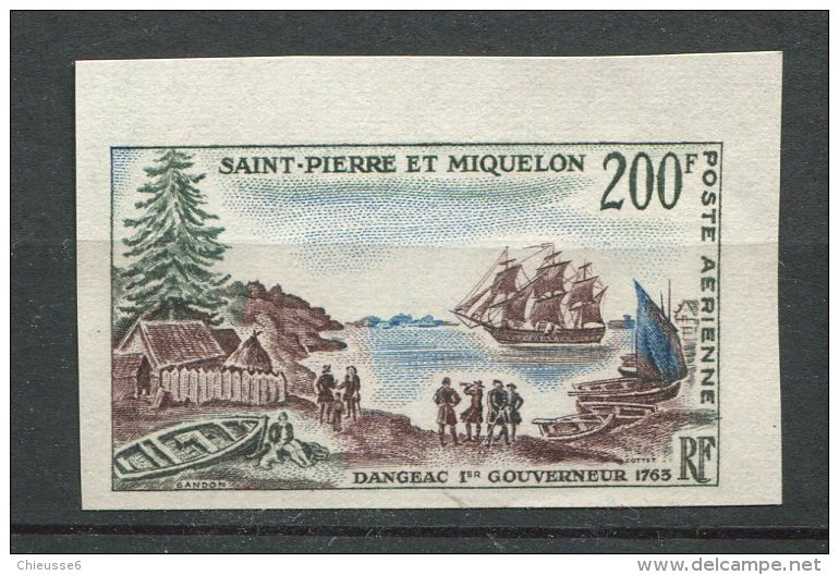 St Pierre Et Miquelon  **ND -  PA 30 -  Bicentenaire De L' Arrivée Du Goucerneur Langeac - Ongebruikt