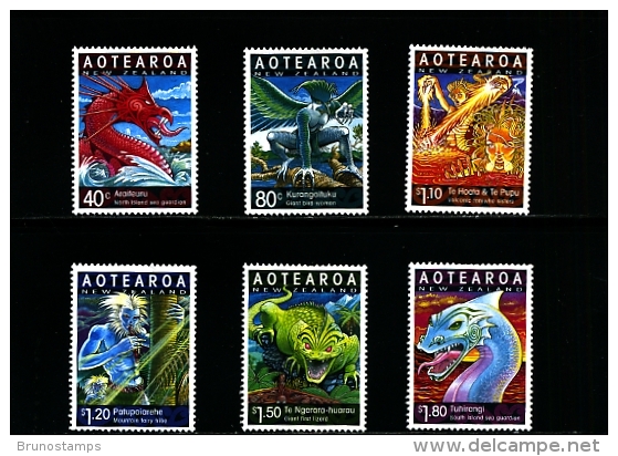 NEW ZEALAND - 2000  SPIRITS AND GUARDIANS  SET  MINT NH - Nuevos