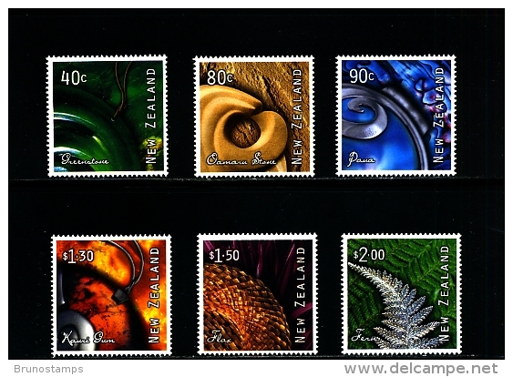 NEW ZEALAND - 2001  ART FROM NATURE  SET  MINT NH - Nuevos