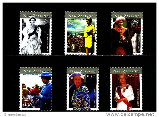 NEW ZEALAND - 2001  QUEEN'S BIRTHDAY  SET MINT NH - Ungebraucht