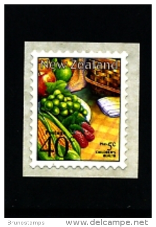 NEW ZEALAND - 2002  FRUIT AND VEGETABLES  SELF ADHESIVE  MINT NH - Nuevos