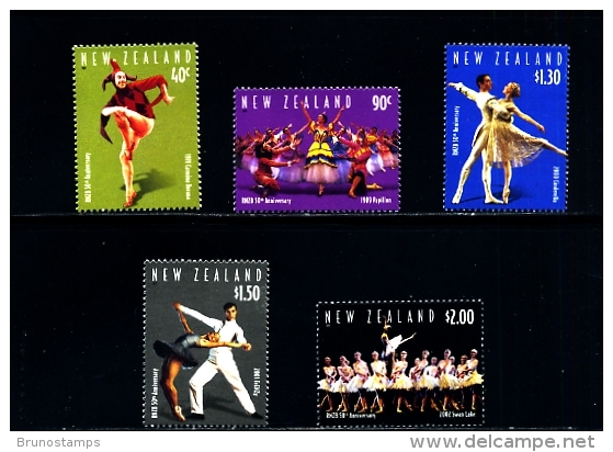 NEW ZEALAND - 2003  ROYAL NZ BALLET  SET MINT NH - Unused Stamps