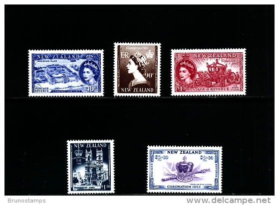 NEW ZEALAND - 2003  CORONATION ANNIVERSARY  SET  MINT NH - Unused Stamps