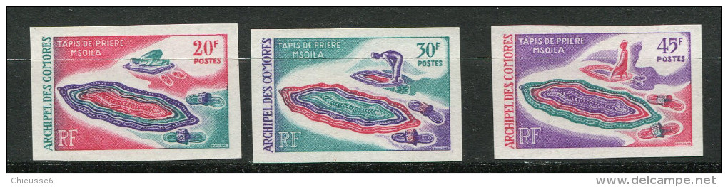 Comores  **ND -  50 à 52  Tapis De Prières Msoila - Unused Stamps