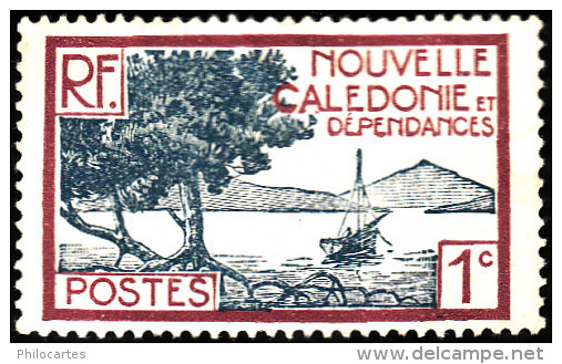 Nouvelle  Calédonie    1928/38 -  Y&T  139  -   Baie Des Palétuviers 1c - Nsg - Unused Stamps