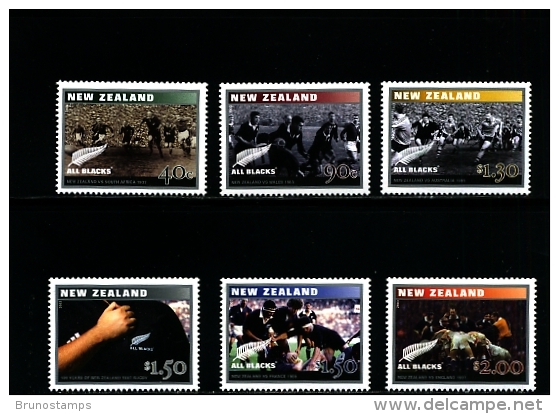 NEW ZEALAND - 2003  CENTENARY OF TEST RUGBY  SET  MINT NH - Ungebraucht