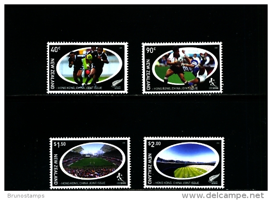 NEW ZEALAND - 2004  RUGBY SEVENS  SET  MINT NH - Nuevos