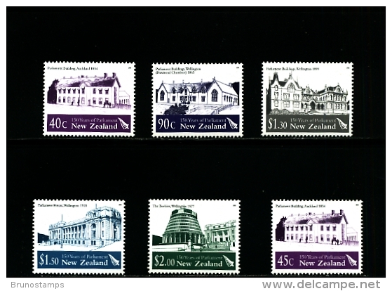 NEW ZEALAND - 2004  150 YEARS OF PARLIAMENT  SET  MINT NH - Unused Stamps