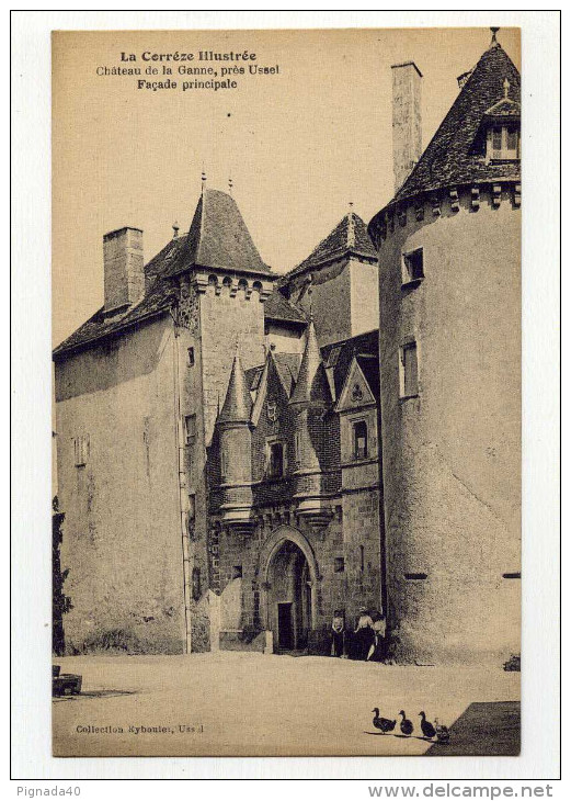 CP, 19 , USSEL , Aux Environs, Château De La Ganne - Ussel