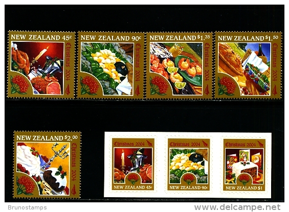 NEW ZEALAND - 2004  CHRISTMAS SET  MINT NH - Nuevos