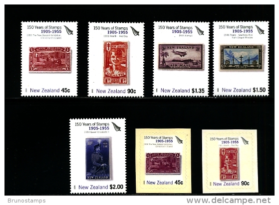 NEW ZEALAND - 2005  150 YEARS OF NZ STAMPS  II SET  MINT NH - Neufs