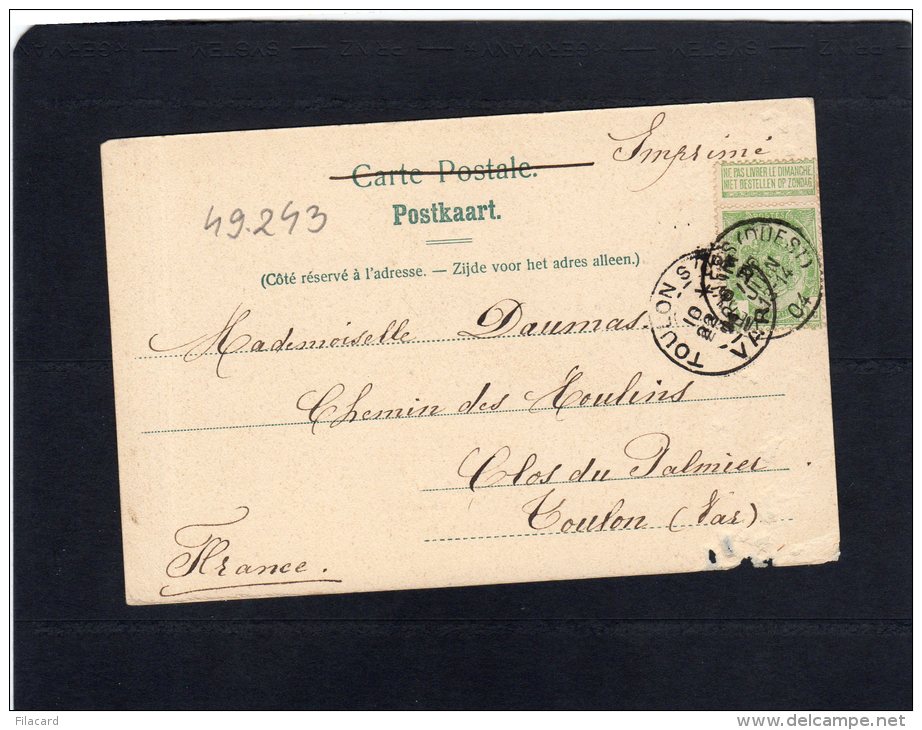 49243    Belgio,    Ensival,  La  Vesdre,  VG  1904 - Verviers