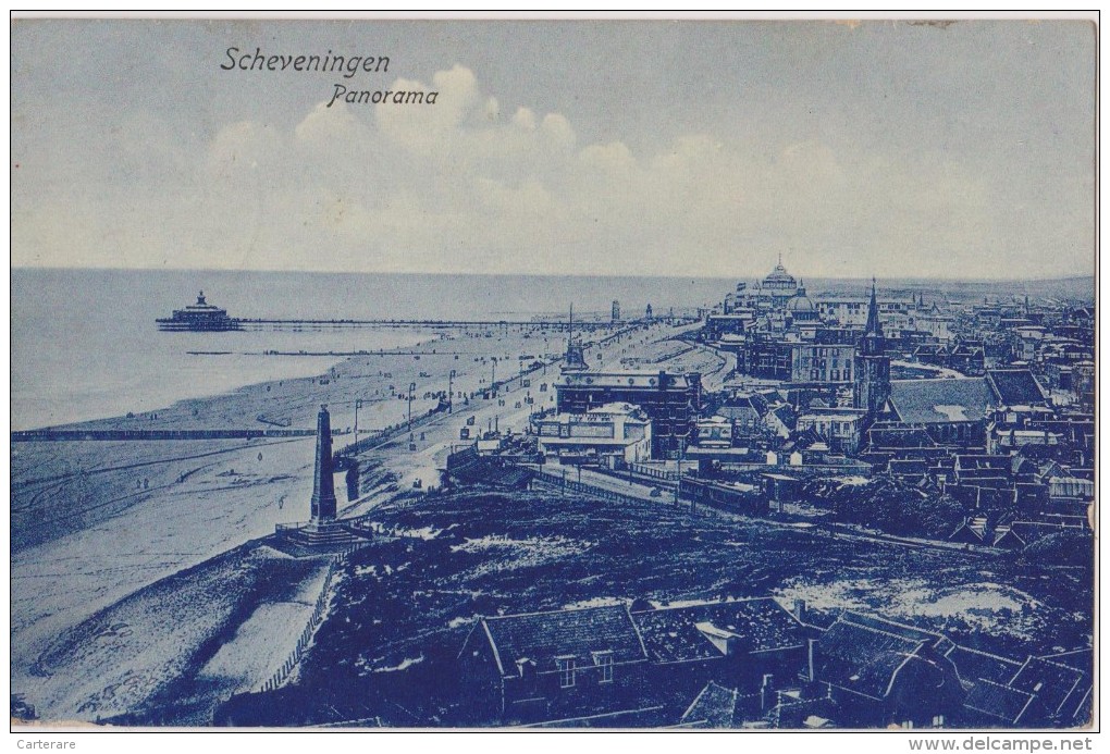 PAYS-BAS,ZUID HOLLAND,HOLLANDE,NEDERLAN D,SCHEVENINGEN EN 1907,la Haye,bord De Mer Du Nord,port,plage Sablonneuse,rare - Scheveningen