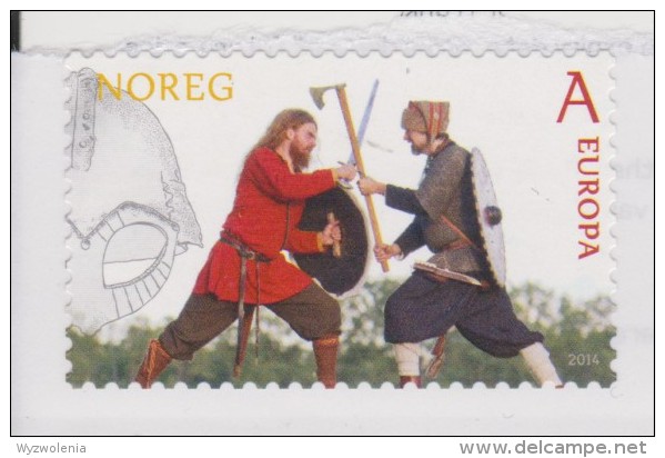 D 523) Norwegen MiNr 1845 * Sk: Wikinger Im Kampf, Hügelgräber Von Borrehaugane, Helm Aus Gjermundbu - Nuovi