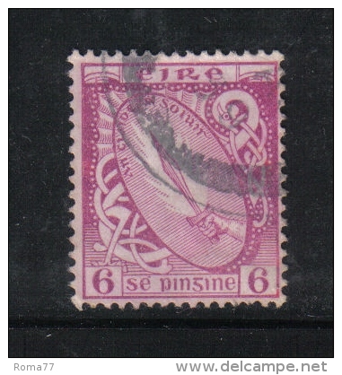 W1894 - IRLANDA , Il  6 Penny Violetto N. 48 Usato - Usati