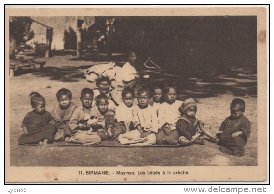 11 BIRMANIE MAYMYO  LES BEBES A LA CRECHE - Myanmar (Burma)