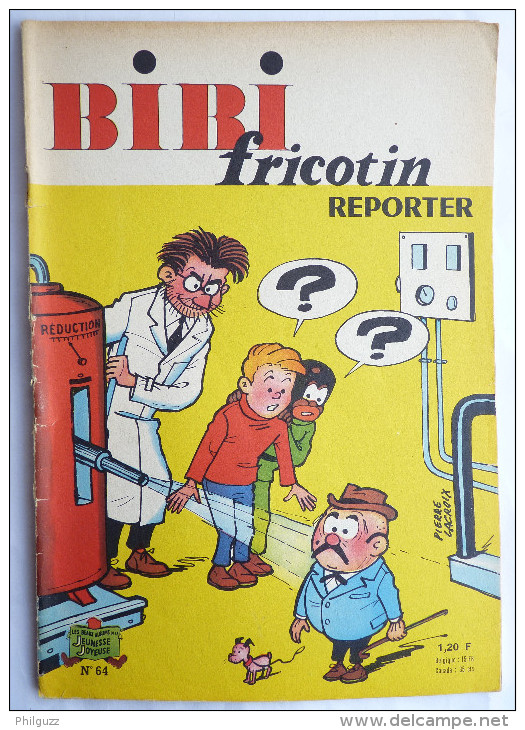 BIBI ET FRICOTIN 64 - REPORTER -  LACROIX EDITION ORIGINALE 1963 - Bibi Fricotin