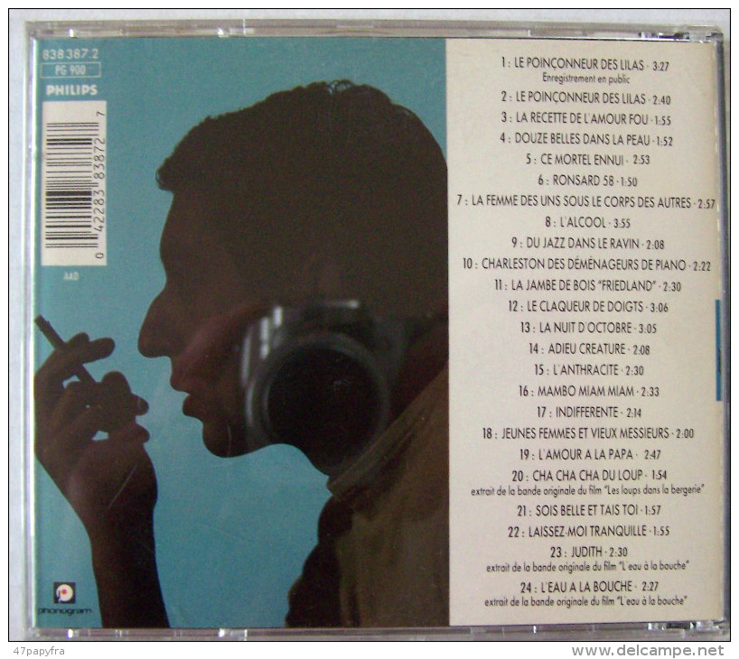 ALBUM CD 24T GAINSBOURG  VOL 1 Du Coffret Gitane  Le Poinçonneur Des Lilas - Disco, Pop