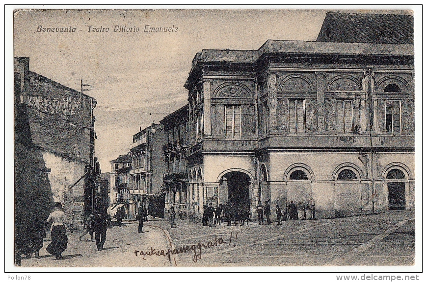 BENEVENTO - TEATRO VITTORIO EMANUELE - 1926 - Vedi Retro - Formato Piccolo - Benevento