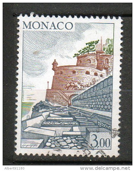 MONACO   Le Fort Antoine 1974  N°990 - Usados