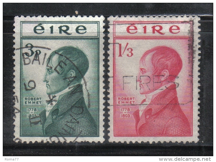 W1947 - IRLANDA 1953 , Serie N. 120/121 Emmer - Used Stamps