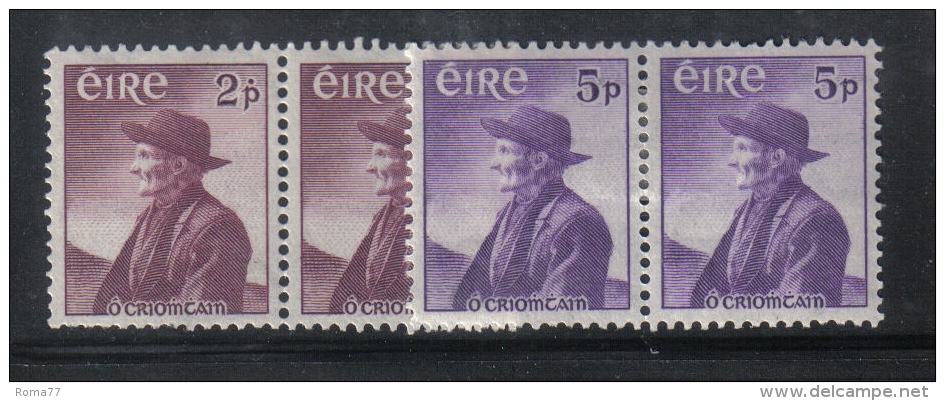 W1954 - IRLANDA 1957 , Serie N. 130/131 : Coppie  * Mint . - Nuevos