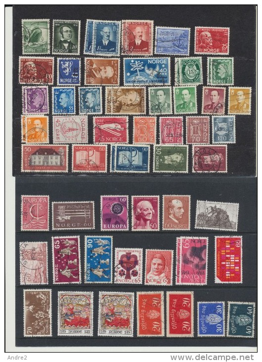 Norvège  -  Norway  1911 - 1970  Used Lot - Lot Oblitéré - Collections