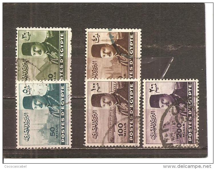 Egipto - Egypt. Nº Yvert  256-60 (usado) (o) - Used Stamps