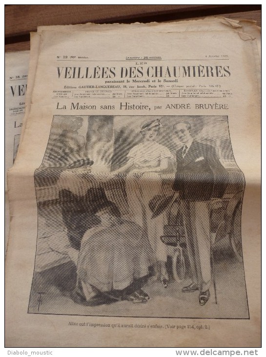 1936 Vdc (20 Revues) :LA MAISON SANS HISTOIRE D'André Bruyère; Le Pigeon Du Fort De Vaux;Enfance De Mozart;Ile Maurice; - Andere & Zonder Classificatie