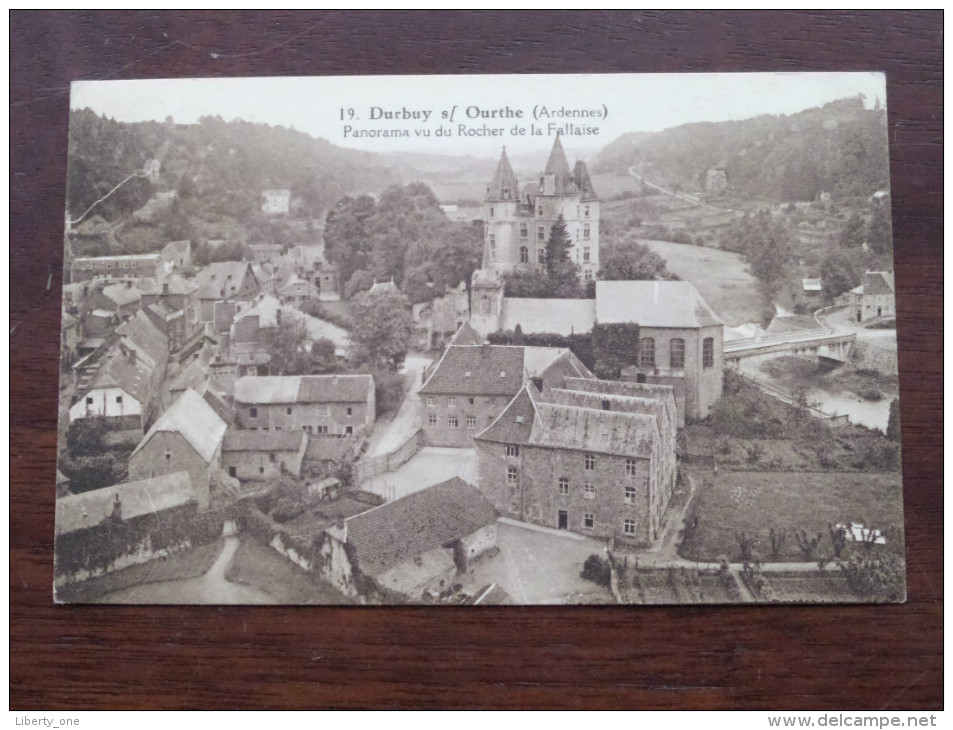 Durbuy S/ Ourthe Panorama Vu Du Rocher De La Fallaise ( 19 ) - Anno 1927 ( Zie/voir Foto Voor Details ) !! - Durbuy