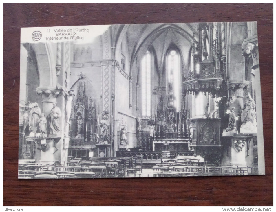 Vallée De L'Ourthe Intérieur De L'Eglise ( 11 ) - Anno 1927 ( Zie/voir Foto Voor Details ) !! - Durbuy