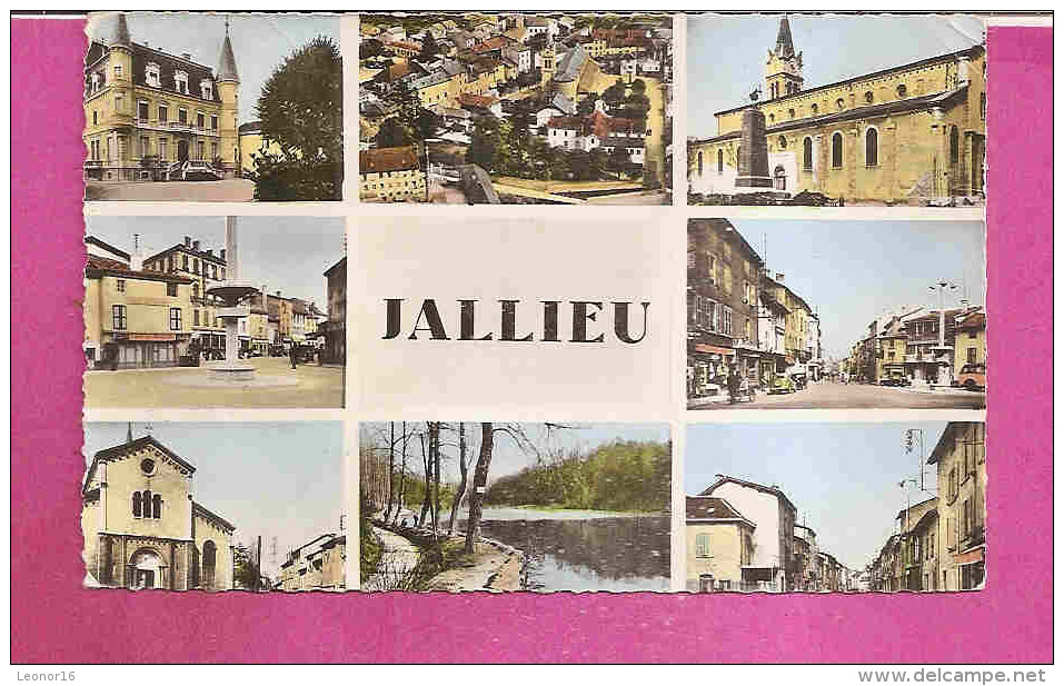 JALLIEU  -   ** 8 VUES  **   -   Editeur : J. CELLARD De Bron   N° 24355 - Jallieu