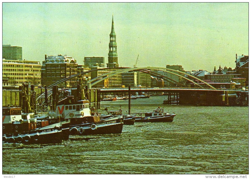 03585 - Schlepper ADLER I Und JOHANNES MATTHIES Am Baumwall Im Hafen Von Hamburg - Remorqueurs