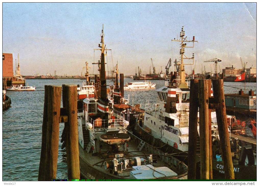 03586 - Schlepper ACCURAT Und CONSTANT Im Hafen Von Hamburg - Rimorchiatori