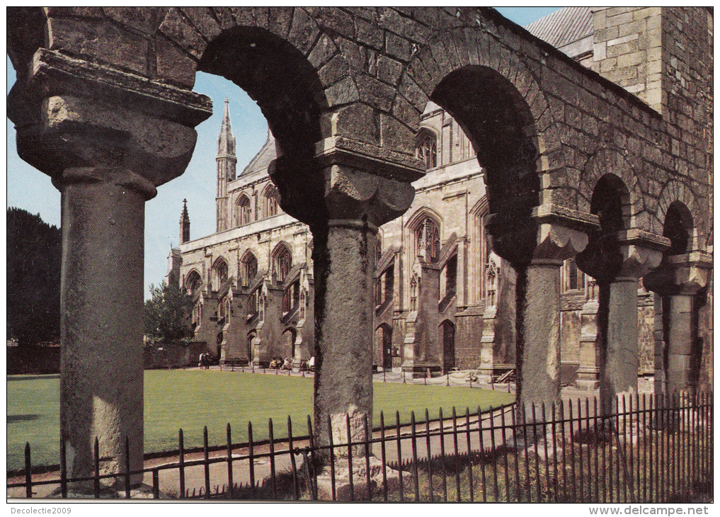 BF29702 Winchester Cathedral Nave And Arches Of Norman Chap UK  Front/back Image - Winchester