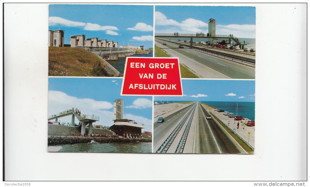 BF29876 Monument Afsluitdijk Netherland Friesland   Front/back Image - Den Oever (& Afsluitdijk)