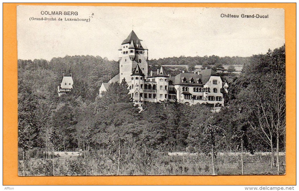 Colmar Berg 1910 Luxembourg Postcard - Colmar – Berg