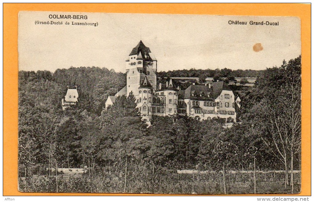 Colmar Berg 1910 Luxembourg Postcard - Colmar – Berg