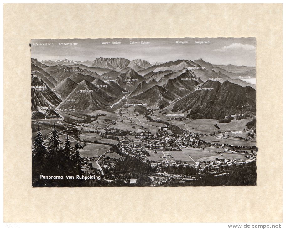 48292   Germania,   Panorama  Von  Ruhpolding,  NV(scritta) - Ruhpolding