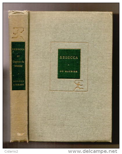 "REBECCA" By Daphne Du Maurier MODERN LIBRARY - Sonstige & Ohne Zuordnung