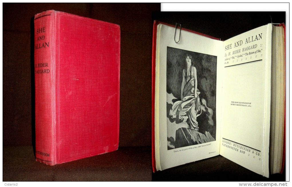 "SHE & ALLAN" (Allan Quartermain) By Henry RIDER HAGGARD Hutchinson 1st UK Edition 1921 ! - Altri & Non Classificati