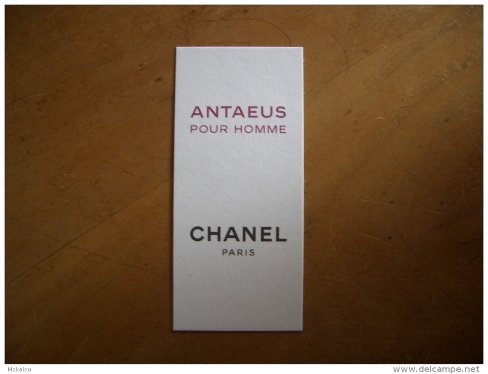 Carte Chanel Antaeus Pour Homme - Modernes (à Partir De 1961)