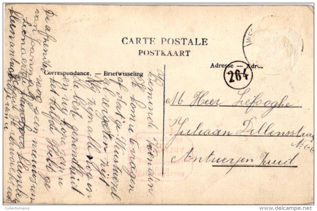 Wuustwezel  Lot 4 CPA Château 1904      Stwg naar Brasschaat      Rustoord     Vloeykens