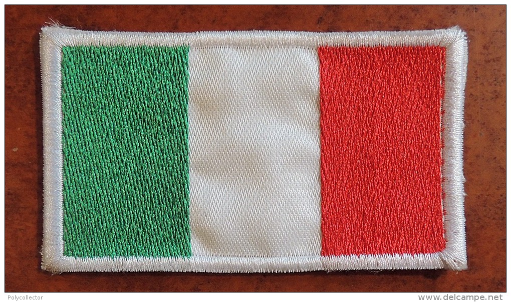 Patch Écusson Tissu à Coudre - Automobile - Drapeau Italien - Autosport - F1