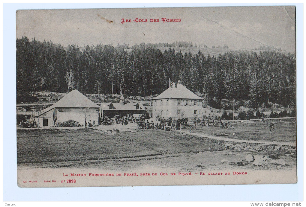 88f38	Cpa	COL De PRAYE 	Maison Forestière Près Du Col De Prayé ! 1915 - Andere & Zonder Classificatie