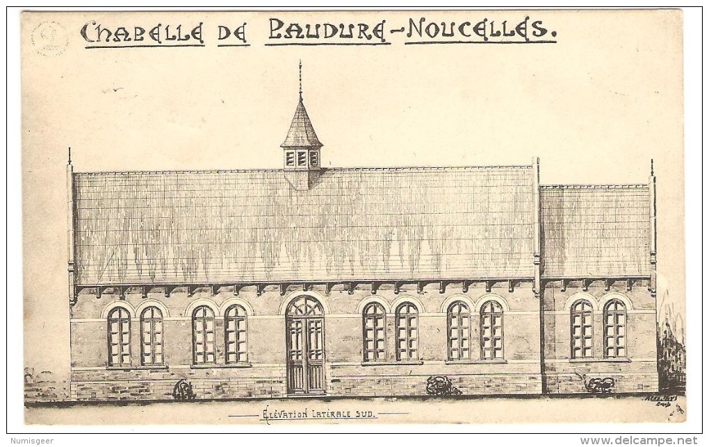 Chapelle  De  PAUDURE-NOUCELLES  ---  Elévation Latérale Sud - Braine-l'Alleud