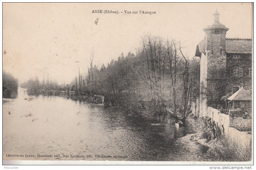 ANSE  (69) Vue Sur L'Azergue - Anse