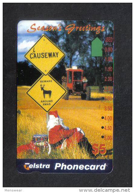 AUSTRALIA - TESTRA PHONECARD $ 5 USED - Australia